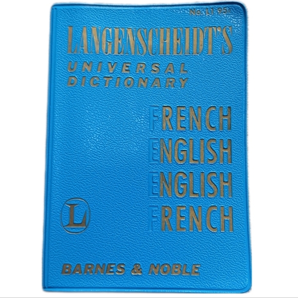 60s Vintage Mini French English Universal Pocket Dictionary, Barnes & Noble Book - Picture 1 of 10